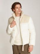 Calvin Klein Outdoorjack SHERPA PUFFER JACKET met een logo-opschrift