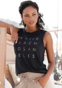 Venice Beach Tanktop met logoprint, tanktop