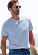 NU 20% KORTING: H.I.S Henleyshirt Korte mouwen shirt met Henley-kraag,...