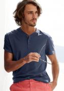 H.I.S Henleyshirt Korte mouwen shirt met Henley-kraag, gestructureerde...