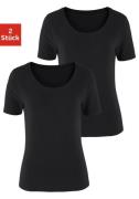 Vivance T-shirt Elastische katoenkwaliteit (Set van 2)