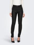 NU 20% KORTING: Only Imitatieleren broek ONLELSIE-NYA LIFE HW ZIP SK C...