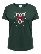 ONLY CARMAKOMA Shirt met korte mouwen CARXMAS SS REG. TEE JRS