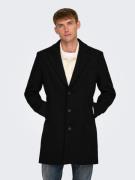 ONLY & SONS Korte jas ONSMATTHEW WOOL COAT OTW