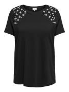 NU 20% KORTING: ONLY CARMAKOMA Shirt met korte mouwen CARXMAS LIFE SS ...