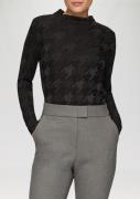 NU 20% KORTING: s.Oliver BLACK LABEL Shirt met lange mouwen met struct...