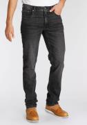 NU 20% KORTING: AJC Straight jeans rechtes gesneden, used-look-wassing...