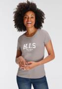 NU 20% KORTING: H.I.S T-shirt bedrukt, voor vrije tijd, van katoen