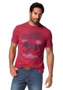 NU 20% KORTING: Arizona T-shirt Korte mouwen, gemêleerde look, ronde h...