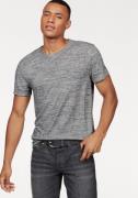 NU 20% KORTING: Bruno Banani T-shirt Korte mouwen, slim fit, effen, ro...