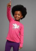 NU 20% KORTING: KIDSWORLD Shirt met lange mouwen Met leuke eenhoornpri...