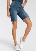 NU 20% KORTING: H.I.S Jeansshort DuffyHS smalle broekpasvorm, opgerold...