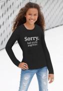 NU 20% KORTING: KIDSWORLD Shirt met lange mouwen Sorry. hab nicht zuge...