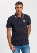 H.I.S Poloshirt korte mouwen, smal gesneden, met polokraag