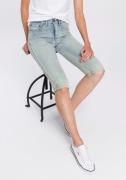 NU 20% KORTING: Arizona Capri jeans smalle pasvorm, met destroyed-effe...