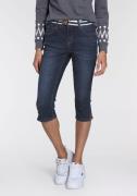 NU 20% KORTING: KangaROOS Capri jeans Capri-jeans met riem Skinny fit,...