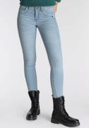 NU 20% KORTING: Arizona 7/8 jeans Met geren extra-strakke snit, used-l...