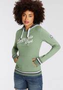 NU 20% KORTING: KangaROOS Hoodie Lange mouwen, figuurvolgend, met capu...