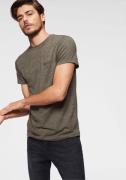 NU 20% KORTING: Bruno Banani T-shirt Korte mouwen, slim fit, effen, ro...