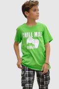 NU 20% KORTING: KIDSWORLD T-shirt CHILL MAL Korte mouwen, basic stijl,...