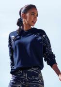 active by Lascana Hoodie met glanzende print