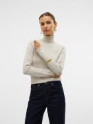 NU 20% KORTING: Vero Moda Coltrui VMHAPPYSHINE LS ROLLNECK PULLOVER BO...