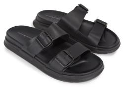 NU 20% KORTING: Tommy Hilfiger Slippers D DENSITY HILFIGER BUCKLE SAND...