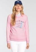 NU 20% KORTING: DELMAO Sweatshirt met sportieve contrasterende strepen...
