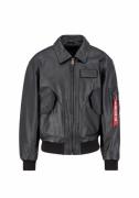 NU 20% KORTING: Alpha Industries Leren jack Alpha Industries Men - Lea...