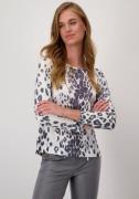 NU 20% KORTING: Monari Blouse zonder sluiting met dierenprint