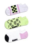 Happy Socks Sneakersokken met speelse motieven (3 paar, Set van 3)