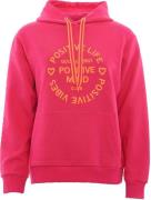 Zwillingsherz Sweatshirt met "positive mind" borduursel en opdruk op d...