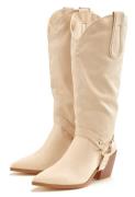 NU 20% KORTING: Lascana Laarsjes Cowboylaarzen, Slouchy boots met afne...