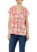 NU 20% KORTING: Comma Shirtblouse met v-hals en print all-over