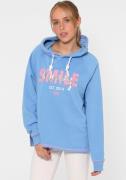 NU 20% KORTING: Zwillingsherz Hoodie "smile happy" met pailletten en c...