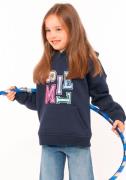 Zwillingsherz Hoodie "Smile" Kids met kleurrijke letters in speelse st...