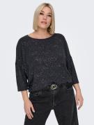 NU 20% KORTING: ONLY CARMAKOMA Shirt met ronde hals CARFOILA 3/4 O-NEC...