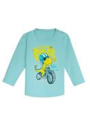 Trigema Sweatshirt TRIGEMA Langarmshirt met grote dino-print