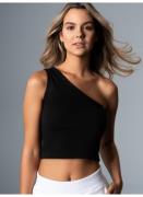 NU 20% KORTING: Trigema T-shirt TRIGEMA modieuze one-shoulder top (1-d...