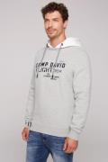 NU 20% KORTING: CAMP DAVID Hoodie met frontprint