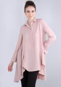 NU 20% KORTING: IMPERIAL Lange blouse in kreukvrije kwaliteit met stre...