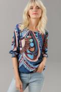 NU 20% KORTING: Aniston SELECTED Blouse zonder sluiting met fantasieri...