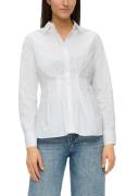 NU 20% KORTING: s.Oliver Overhemdblouse met shape-shift taille-snit