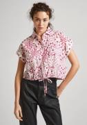 NU 20% KORTING: Pepe Jeans Blouse met korte mouwen Dulce in kastige vo...