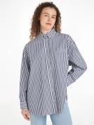 NU 20% KORTING: TOMMY JEANS Overhemdblouse TJW OVS PINSTRIPE SHIRT in ...