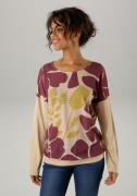 NU 20% KORTING: Aniston CASUAL Shirtblouse met grafische bloemenprint