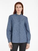 NU 20% KORTING: Tommy Hilfiger Shirtblouse CHAMBRAY RUFFLE RELAXED SHI...