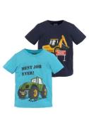 NU 20% KORTING: KIDSWORLD T-shirt BEST JOB EVER! korte mouw, bedrukt, ...