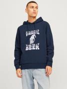 Jack & Jones Hoodie JJXMAS ONE COLOR FUNNY SWEAT HOOD