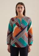 NU 20% KORTING: seidensticker Klassieke blouse Zwarte roos Tunika met ...